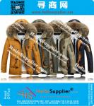 Wadded mens winter jackets coats,winter white duck down parka men fur hood chaquetas hombre marcas