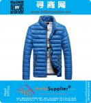 Winter Jacket Men 2015 Fashion Padded Warm Jacket Striped Solid Overcoat Men Outdoor Down Coat Good Quality Male Coats